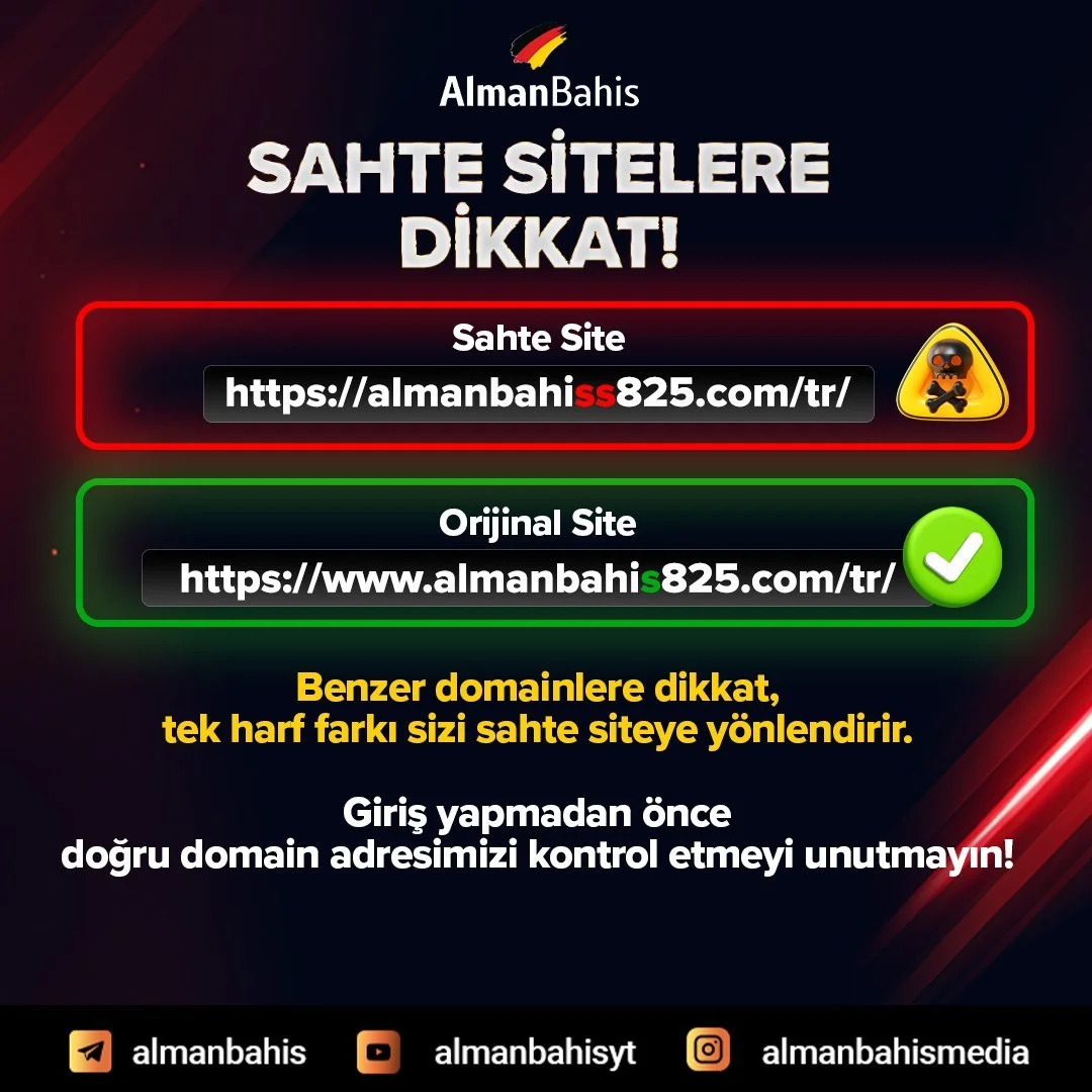 Almanbahis Sahte Sitelere Dikkat