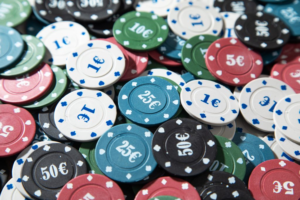 poker chips concept gambling Almanbahis